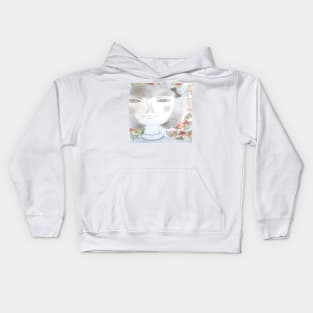 gloomy girl Kids Hoodie